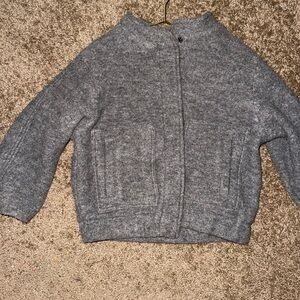 Zara Kids Gray Puffer Jacket